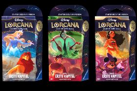 Disney Lorcana Starter Decks in English. Release/Erstverkauf 18.08.2023