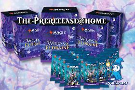 Each Prerelease pack comes with six Draft Boosters, a special promo card, a 20-sided die, instructions fo deck building, and two Wilds of Eldraine Set Boosters. Prerelease Packs and prize boosters are only available in German. This Product is on preorder. It is available in-store from the 01.09., or in your mailbox from 08.09.