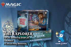 Just the neccessities - a Play Booster Box, a Bundle, and topped off with one Collector Booster ;-) This product is a preorder. It will be available in-store from the 2nd of February, or in your mailbox the 9th.