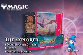 Just the neccessities - a Draft Booster Box, a Bundle, and topped off with one Collector Booster ;-) This product is a preorder. It will be available in-store from the 10th of November, or in your mailbox the 17th.