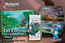 Just the neccessities - a Play Booster Box, a Bundle, and topped off with one Collector Booster ;-) This product is a preorder. It will be available in-store from the 26th of July, or in your mailbox the 2nd of August.