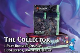 Your shortcut to the most collectible items in 'Duskmourn: House of Horrors'! You'll receive one Play Booster Box and one Collector Booster Box. This product is a preorder. It will be available in-store from the 20th of September, or in your mailbox the 27nd of September.