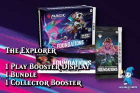 Just the neccessities - a Draft Booster Box, a Bundle, and topped off with one Collector Booster ;-) This product is a preorder. It will be available in-store from the 08th of November, or in your mailbox the 15th.