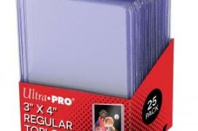 Toploader - 3" x 4" Clear Regular (25 pieces)